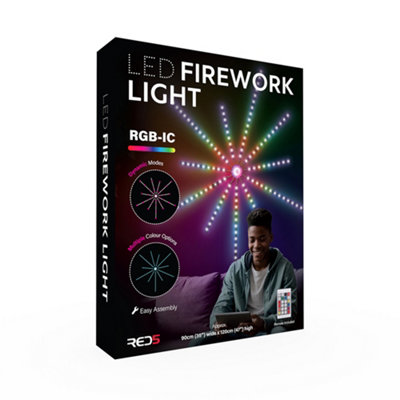 RED5 LED Burst Light Set with rainbow LED and RC Function