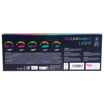 RED5 Sound Reactive Colour Changing Soundwave Night Light