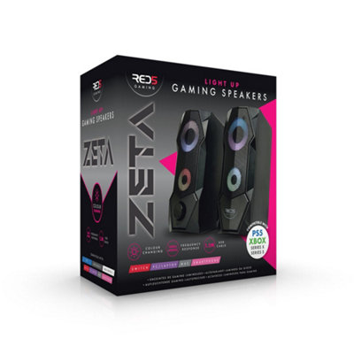 RED5 Zeta Light Up Gaming Speakers - 4