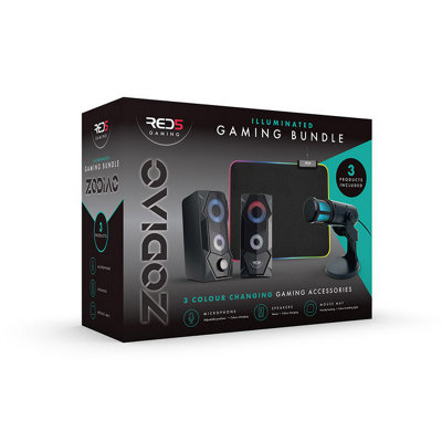 RED5 Zodiac Illuminated Gaming Bundle Accessory Set - 6