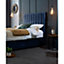 Redding Plush Velvet Blue Bed Frame