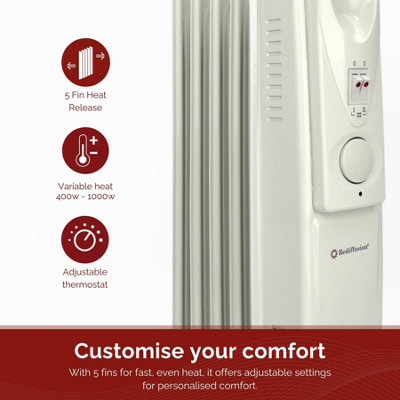 Rediffusion 1000W Oil Filled Radiator