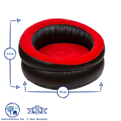 Redwood - 1x Red Single Inflatable Sofa Chair