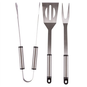 Redwood 3pc Stainless Steel Barbecue Tool Set