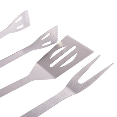 Redwood 3pc Stainless Steel Barbecue Tool Set
