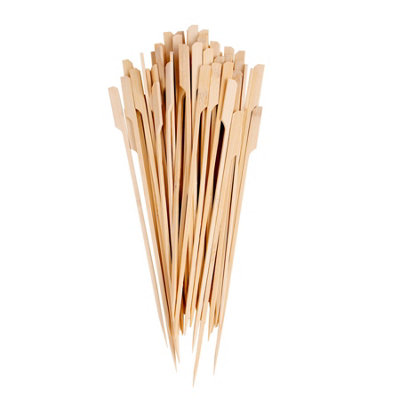 Redwood - Bamboo BBQ Skewers - 25cm - Brown - Pack of 50