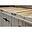 Redwood Pressure Treated Wheelie Bin Store - Sextet (4x 240L) and (2x140L)
