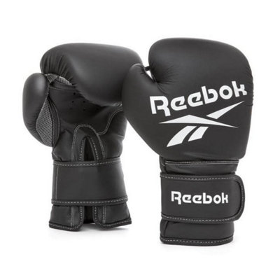 Reebok 14oz Boxing Gloves White/Black, Synthetic Leather, Injection ...