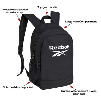REEBOK ACTIVE CORE BACKPACK BLACK MEDIUM