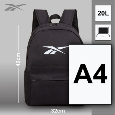 REEBOK CLASSIC BACKPACK BLACK MEDIUM