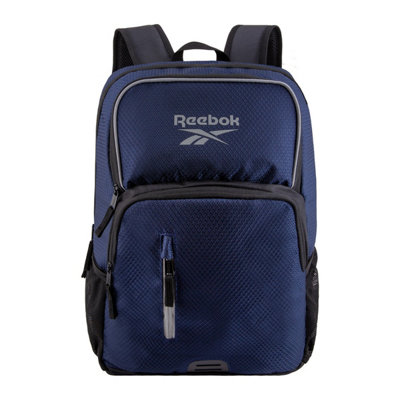 REEBOK RIVAL STUDENT BACKPACK NAVY/GREY LARGE