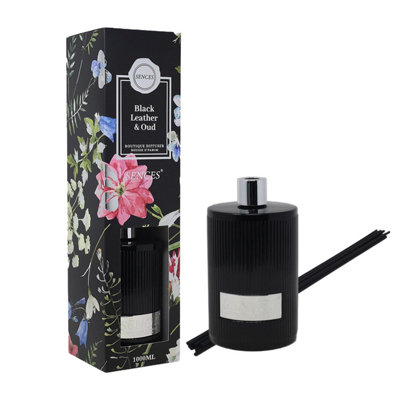 Reed Diffuser 1000ml Baltus Sences Ribbed Black Leather Oud Scents Air ...