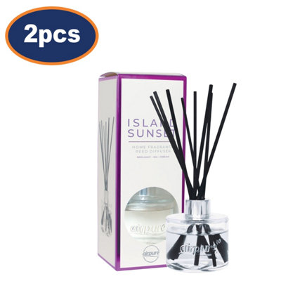 Reed Diffuser 100ml Airpure Island Sunset Long Lasting Scent Home ...