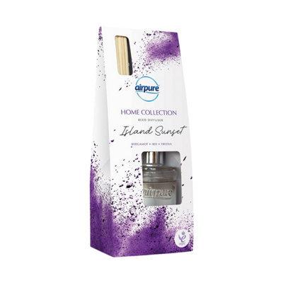 Reed Diffuser Island Sunset 30ml Airpure Long Lasting Scent Home ...