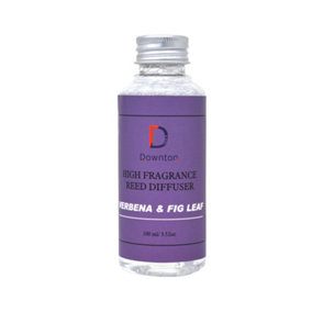 Reed Diffuser Oil Bottle 100ml Aromatic Fragrance Scent Air Freshener Verbena & Fig Leaf