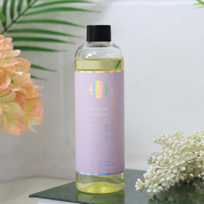 Reed Diffuser Refill 300ml Sences Cedarwood & Lavender Fragrance ...