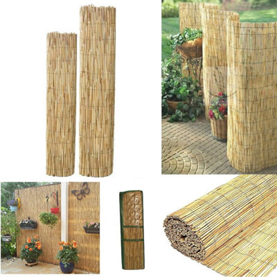Reed Screening Garden Fencing Panel H 1.5m x W 4m DIY at B&Q