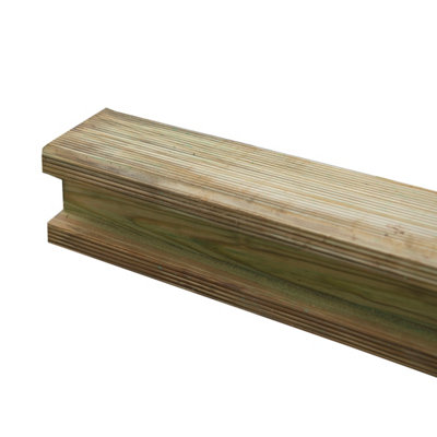 Reeded Slotted Post 8ft - 240 x 9.4 x 9.4cm - Pack of 4