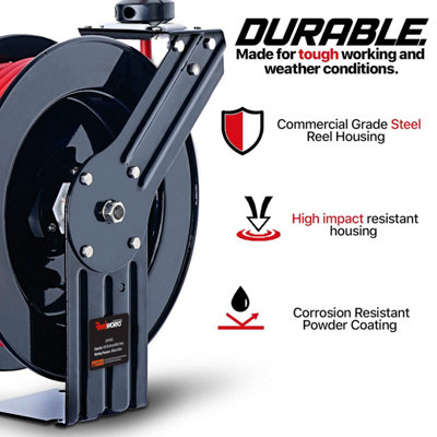 ReelWorks Air Hose Reel Retractable 3/8