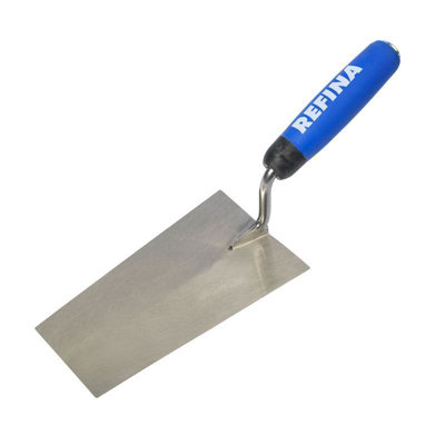 Refina Heavy Duty Square End Bucket Trowel 8" 225122 DIY at B&Q