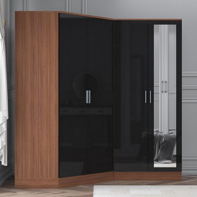 Reflect 2pc Wardrobe Bundle - 2 Door Corner + 2 Door Mirror