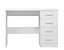 REFLECT 4 Drawer Dressing Table in Gloss White Drawer Fronts and Matt White Carcass