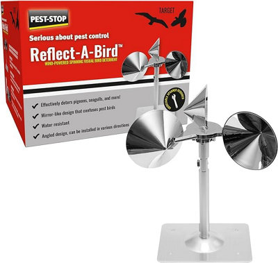 Reflect-A-Bird Deterrent/Bird Spikes, Keep Birds or Animals Away ...