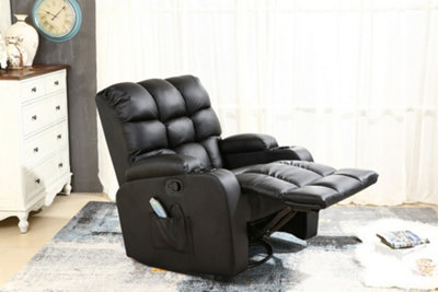 Regal 10 In 1 Recliner Chair Rocking Massage Swivel Heated Gaming ...