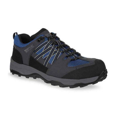 Regatta Mens Clayton Safety Trainers Oxford Blue/Briar (8 UK)