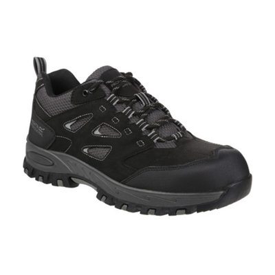 Regatta Mens Mudstone Safety Trainers Black/Granite (10 UK)