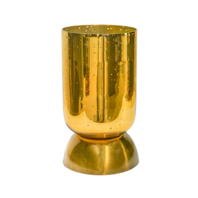 Regency Metalic Tiered Vase Gold H23.5cm D15cm