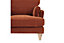 Regent 3 Seater Sofa, Burnt Orange Velvet