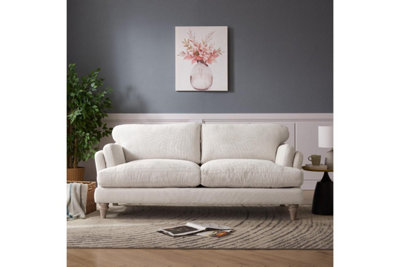 Ivory 3 store seater sofa