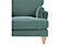 Regent 3 Seater Sofa, Teal Velvet