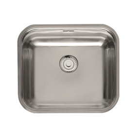 Reginox COLORADO COMFORT - 1 Bowl Integrated, Semi-Integrated, Undermount Stainless Steel Kitchen Sink