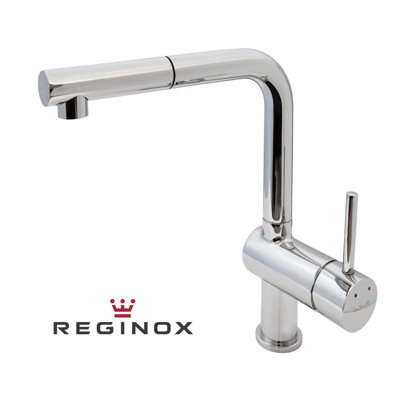 Reginox SONORAN CH Single Lever Pull Out Spout Kitchen Mixer Tap In Chrome