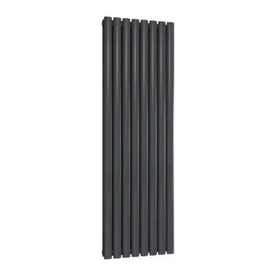 Reina Neva Vertical Double Panel Radiator - 1500 x 472mm - Anthracite