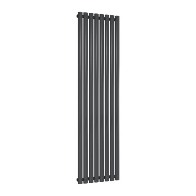 Reina Neva Vertical Single Panel Radiator - 1800 x 472mm - Anthracite