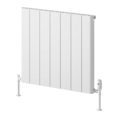 Reina Resia Aluminium Horizontal Panel Radiator - 600 x 660mm - White