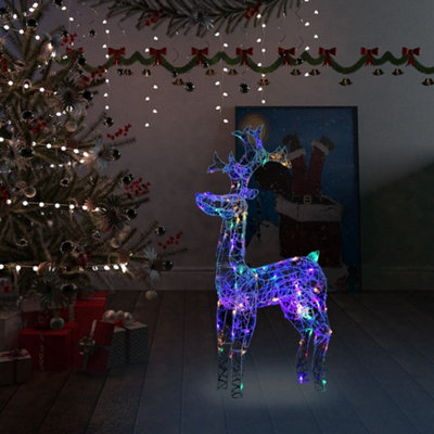 Reindeer Christmas Decoration 90 LEDs 60x16x100 cm Acrylic - 4
