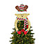 Reindeer Hugger Christmas Tree Top Hat Xmas Topper Tree Cover Home Decor