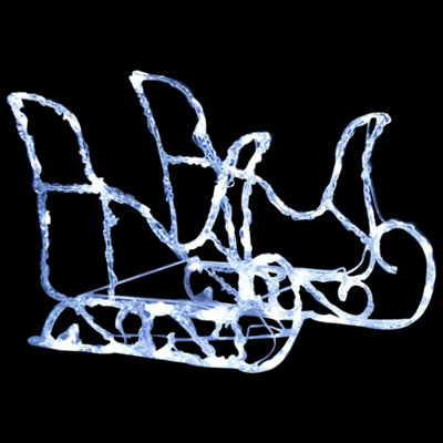 Reindeers & Sleigh Christmas Decoration 240 LEDs Acrylic - 5