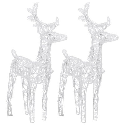 Reindeers & Sleigh Christmas Decoration 240 LEDs Acrylic - 8