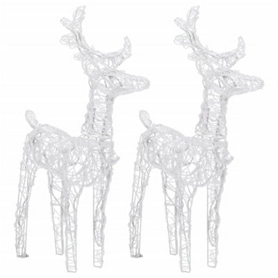 Reindeers & Sleigh Christmas Decoration 320 LEDs Acrylic - 5