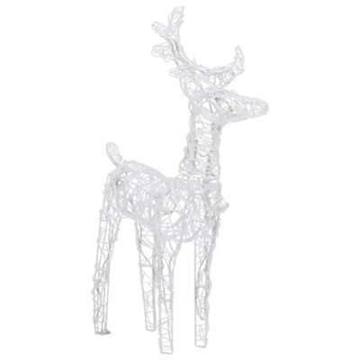 Reindeers & Sleigh Christmas Decoration 320 LEDs Acrylic - 6