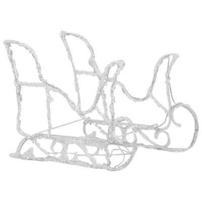 Reindeers & Sleigh Christmas Decoration 320 LEDs Acrylic - 7