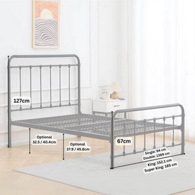 Curated visual reference: Visual Reference: Reinforced Beds Single Melton Bed Black Reinforced Mesh Base Curved