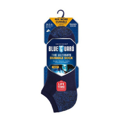 Reinforced Heel & Toe Short Unisex Work Socks - 9-11 - Navy