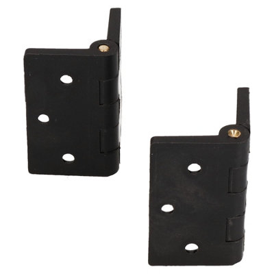 Reinforced Nylon Hinge Plastic 64x67mm Italian Industrial Door Locker Hatch 2PK