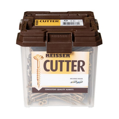 Reisser Cutter Screws 8221560PB High Performance 5mm x 60mm Tub of 500